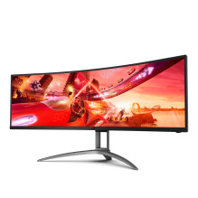 LCD Monitor, AOC, AG493UCX2, 48.8", Gaming / Curved, Panel VA, 5120x1440, 32:9, 165Hz, Matte, 4 ms, Speakers, Swive