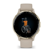 SMARTWATCH VENU 3S / GREY / GOLD 010-02785-02 GARMIN SMARTWATCH VENU 3S / GREY / GOLD 010-02785-02 GARMIN
