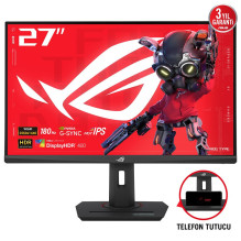 LCD monitorius, ASUS, 27 colių, žaidimai, skydelis IPS, 2560x1440, 16:9, 180Hz, matinis, 1 ms, pasukamas, sukamas, regul