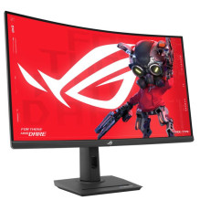 LCD monitorius, ASUS, ROG Strix XG32WCMS, 31,5 ', žaidimams / išlenktas, VA skydelis, 2560 x 1440, 16:9, 280 Hz, 1 ms, p