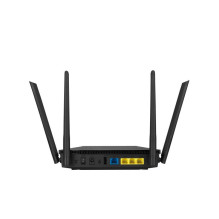 Wireless Router, ASUS, Wireless Router, 1800 Mbps, Wi-Fi 6, USB, 1 WAN, 3x10 / 100 / 1000M, Number of antennas 4, RT-AX5