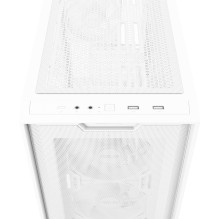 Case, ASUS, A21 PLUS, MidiTower, Case product features Transparent panel, Not included, MicroATX, MiniITX, Colour White,