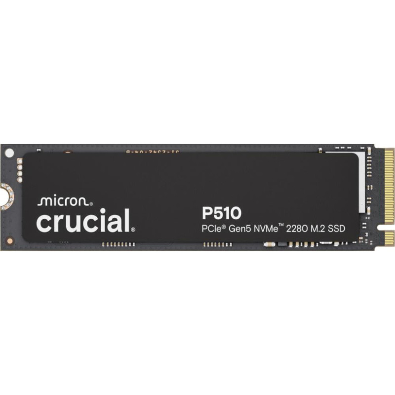 SSD, CRUCIAL, P510, 1 TB, M.2, PCIe Gen5, NVMe, TLC, Įrašymo greitis 9500 MB/s, Skaitymo greitis 11000 MB/s, TBW 600 TB,