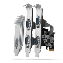 NET CARD PCIE 250KBPS 4PORT / SPLP PCEA-S4N AXAGON