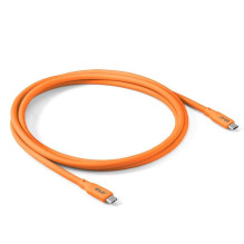 CLUB3D LAIDAS USB-C Į USB-C 2M / M / M ORANŽINIS CAC-3000