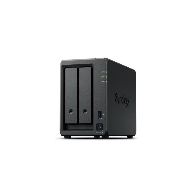 NAS saugykla bokšte, 2 skyrių / be kietojo disko, DS725+, „Synology“