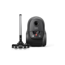 Dulkių siurblys, PHILIPS, su maišeliu, 900 vatų, triukšmas 75 dB, juodas, svoris 5,3 kg, XD8122 / 10