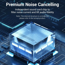 Garso plokštė USB 2 prievadų / 0,15 m CDYB0 VENTION