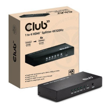 I / O VIDEO SPLITTER HDMI 4PORT / 4K 120HZ CSV-1385 CLUB3D