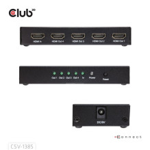 I / O VIDEO SPLITTER HDMI 4PORT / 4K 120HZ CSV-1385 CLUB3D