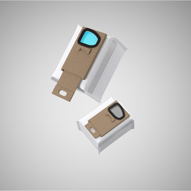 Vacuum Cleaner Accessory, ROBOROCK, Disposable Dust Bag 12-pack, White, For H5, 8.04.0032