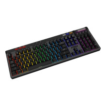 ŽAIDIMŲ KLAVIATŪRA JUODA JAV / STRIKE PRO W SILENT JAV MSI