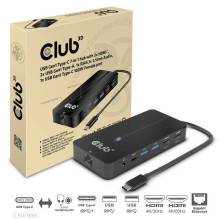 Įvesties / išvesties šakotuvas 7in1 USB-C / 100W CSV-1595 CLUB3D