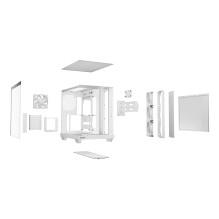 Case, BE QUIET, ATX / micro ATX / Mini-ITX, White, Midi Tower, PC, BGW86