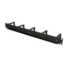 EXTRALINK 1U Cable Organizer with Plastic Rings