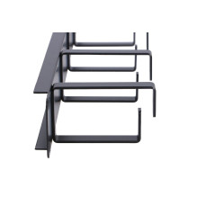 EXTRALINK 1U Cable Organizer with Metal Clamps EXTRALINK 1U Cable Organizer with Metal Clamps