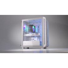 Case, ENDORFY, ATX / micro ATX / Mini-ITX, White, Midi Tower, PC, EY2A018