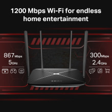 MERCUSYS AC1200 Wireless Dual Band Gigabit Router