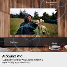 Televizorius, SAMSUNG, 55 colių, 4K Ultra HD, 3840 x 2160 pikselių, plokščias, Neo QLED, QE55QN80FAUXXH