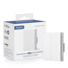 AQARA Smart Home Wall Switch H1, No Neutral, Double Rocker