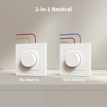 AQARA Smart Home Dimmer Switch H2 EU, White AQARA Smart Home Dimmer Switch H2 EU, White