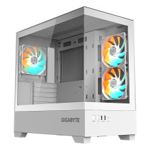 Case, GIGABYTE, GB-C201PI, MidiTower, Case product features Rackmountable / Accessory / Transparent panel, Not included,
