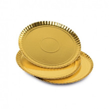 Guardini Paper trays gold set of 2 Easy Bake Ø 34 cm