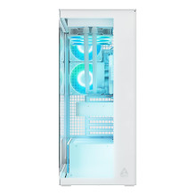 Case, ARCTIC, Xtender (White), MidiTower, Case product features Transparent panel, Not included, Colour White, ACPCC0001