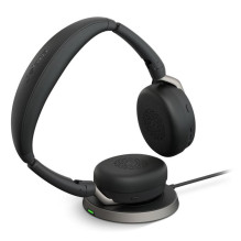 Belaidės Ausinės - Jabra Evolve2 65 Flex UC Stereo Wireless Headset su Įkrovimo Dokas