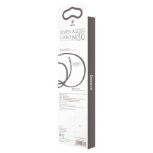 RETURNED ITEM Baseus Yiven M30 stereo audio cable AUX 3.5 mm male mini jack 1.5 m silver-black (CAM30-CS1)