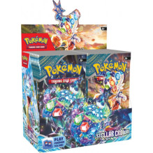 Kolekcionuojamos kortelės - Pokémon TCG Scarlet ir Violet Stellar Crown Booster Dėžė 36 Pakuotės