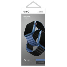 Uniq Revix Magnetic Strap for Apple Watch 38 / 40 / 41 mm - Blue-Black