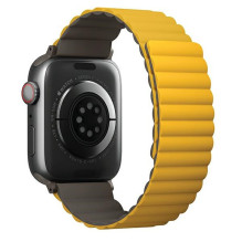 Uniq Revix Magnetic Strap for Apple Watch 42 / 44 / 45 / 49 mm - Gray-Yellow