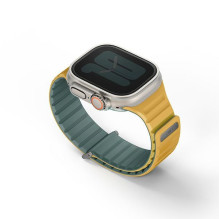 Uniq Revix Evo Magnetic Strap for Apple Watch 42 / 44 / 45 / 49 mm - Green-Yellow