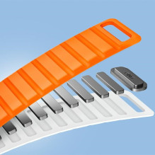 Uniq Revix Evo Magnetic Strap for Apple Watch 42 / 44 / 45 / 49 mm - Green-Yellow