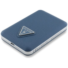 Guess Grained Triangle Powerbank with MagSafe 5000mAh 15W USB-C - blue
