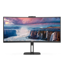 AOC V5 CU34V5CW computer monitor 86.4 cm (34") 3440 x 1440 pixels Wide Quad HD LED Black