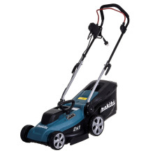 Makita ELM3320 vejapjovė, juoda, turkio spalvos, su kintamos srovės varikliu
