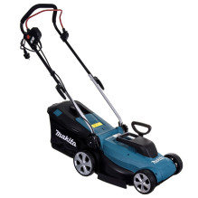 Makita ELM3320 vejapjovė, juoda, turkio spalvos, su kintamos srovės varikliu