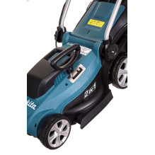 Makita ELM3320 vejapjovė, juoda, turkio spalvos, su kintamos srovės varikliu