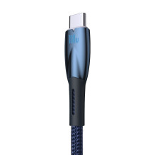RETURNED ITEM Baseus Glimmer Series fast charging cable USB-A - USB-C 100W 480Mbps 1m blue