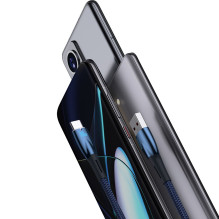 RETURNED ITEM Baseus Glimmer Series fast charging cable USB-A - USB-C 100W 480Mbps 1m blue