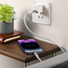 GRĄŽINTA PREKĖ Baseus Glimmer serijos greito įkrovimo laidas USB-A - USB-C 100W 480Mbps 1m mėlynas