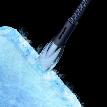 RETURNED ITEM Baseus Glimmer Series fast charging cable USB-A - USB-C 100W 480Mbps 1m blue