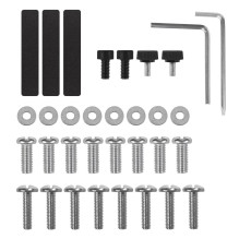 Maclean 2 monitor mount, gas spring, 17"-32", 2-10kg, black, MC-136