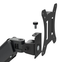 Maclean 2 monitor mount, gas spring, 17"-32", 2-10kg, black, MC-134