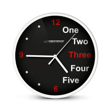 Esperanza Prague White Mechanical Clock Round Black, White