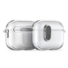 Dux Ducis Apple AirPods Pro 3 PECL Series PC+TPU Cover with Hook Black Clear
