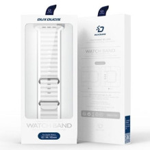 Dux Ducis Apple Silicone Strap for Apple Watch 42 / 44 / 45 / 46 / 49MM White