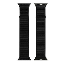 Dux Ducis Apple Watch 42 / 44 / 45 / 46 / 49MM YE Nylon Braided Loop Wrist Strap Black